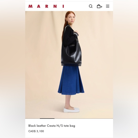 Vintage Marni cream leather large multiway hobo carryall tote satchel bag - Picture 13 of 14